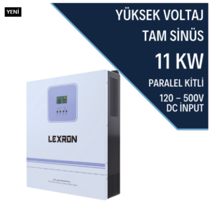LEXRON 11KW 90-500V HV 2X80A MPPT AKILLI INVERTER