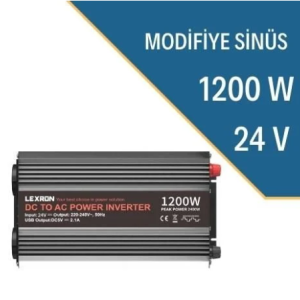LEXRON 1200W-24V MODİFİYE SİNÜS İNVERTER
